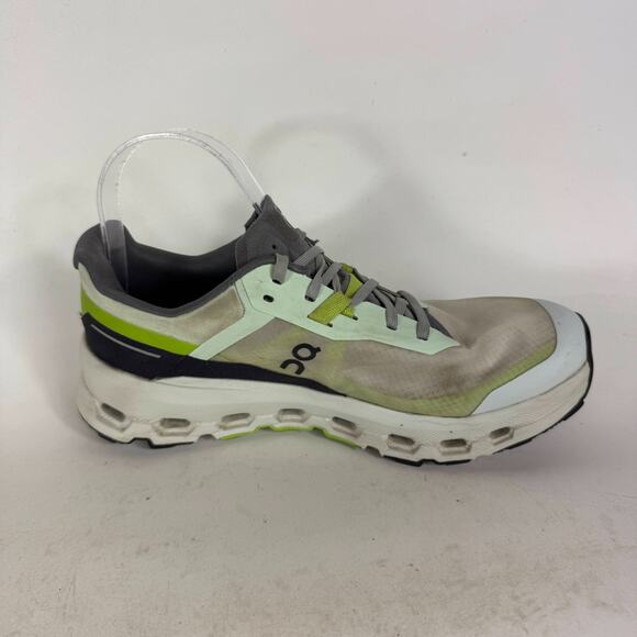 On Cloudvista 2 Sneakers Women's 7.5 Lima Kiwi Lace Up Low Top Athletic Shoes - Picture 3 of 10